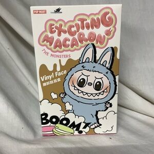 AUTHENTIC! Pop Mart The Monsters Labubu Vinyl Face Exciting Macaron SOYMILK